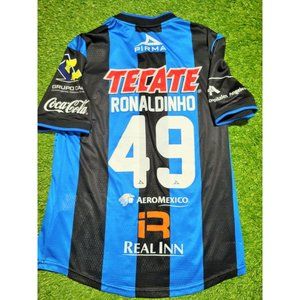 Ronaldinho Queretaro Pirma PLAYER ISSUE Home 2014 2015 Soccer Jersey Shirt M